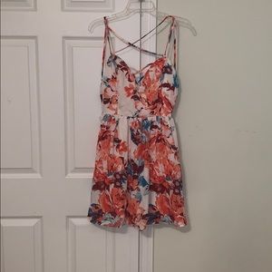 Floral mini dress